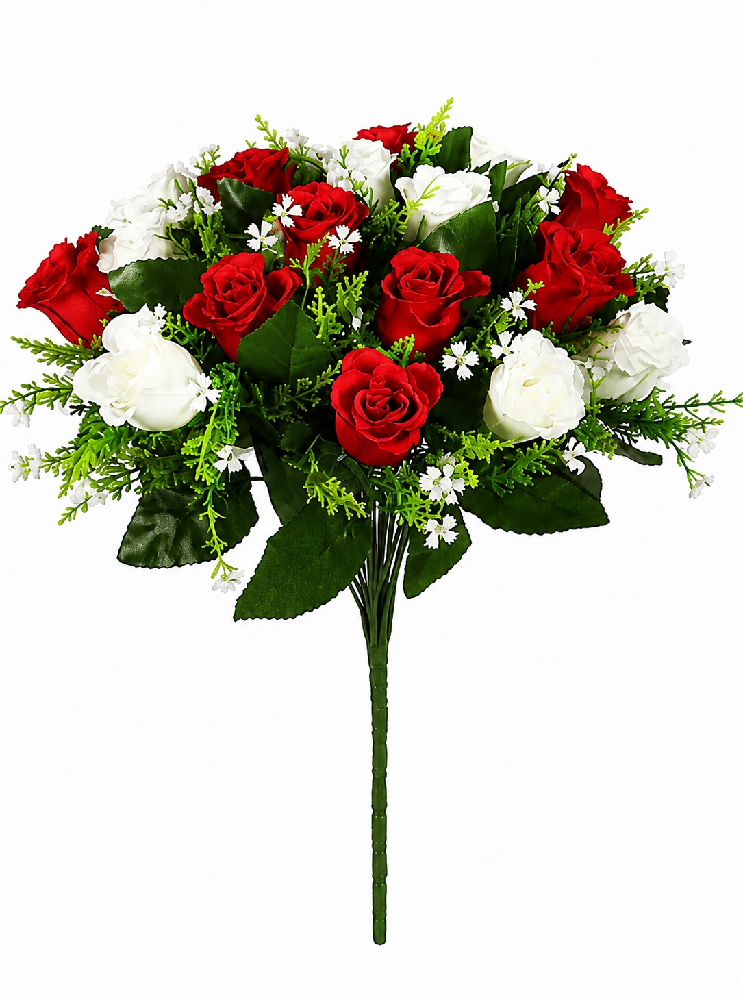 Buquê de Rosas Artificiais com 18 Botões – 38cm