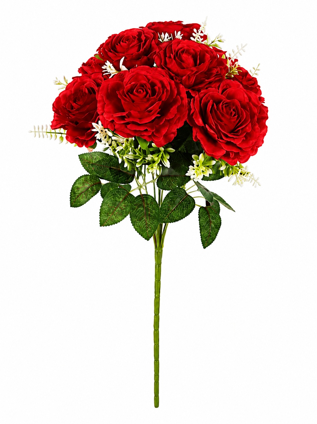 Buquê de Rosas Artificiais com 9 Flores