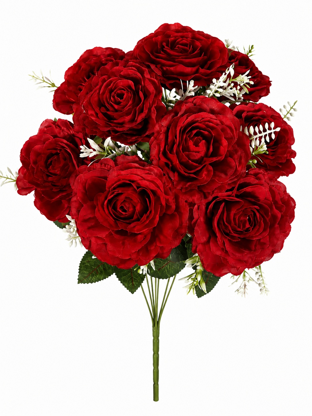 Buquê de Rosas Artificiais com 9 Flores
