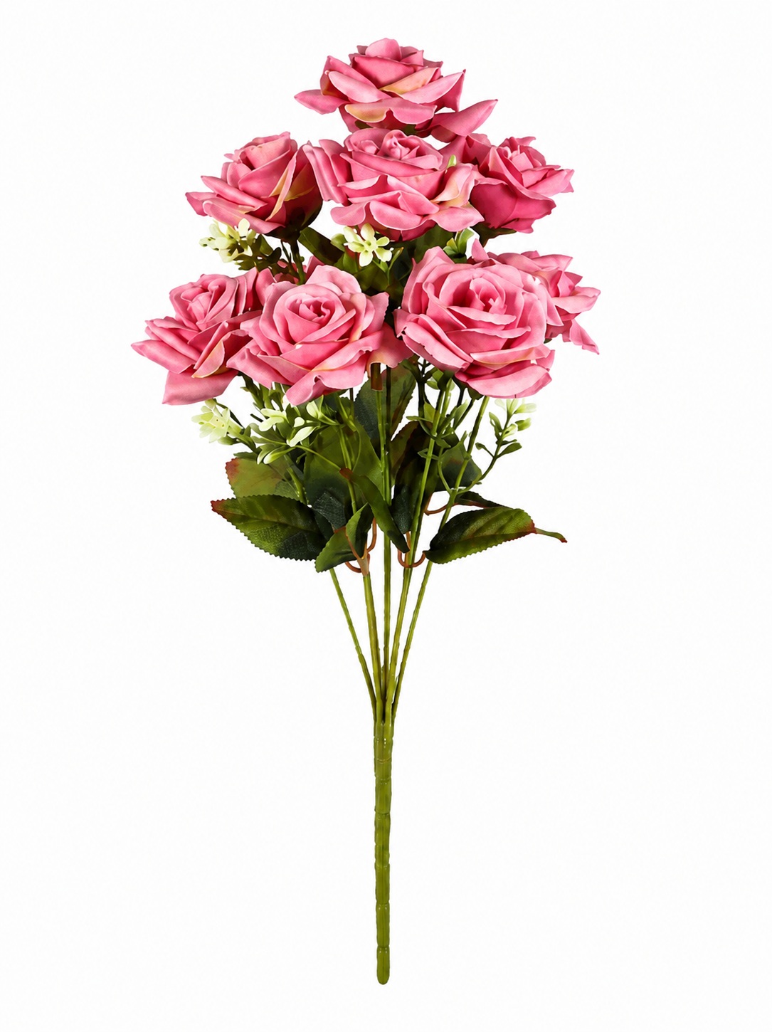 Buquê de Rosas Artificiais para Revenda com 9 Botões – 40cm