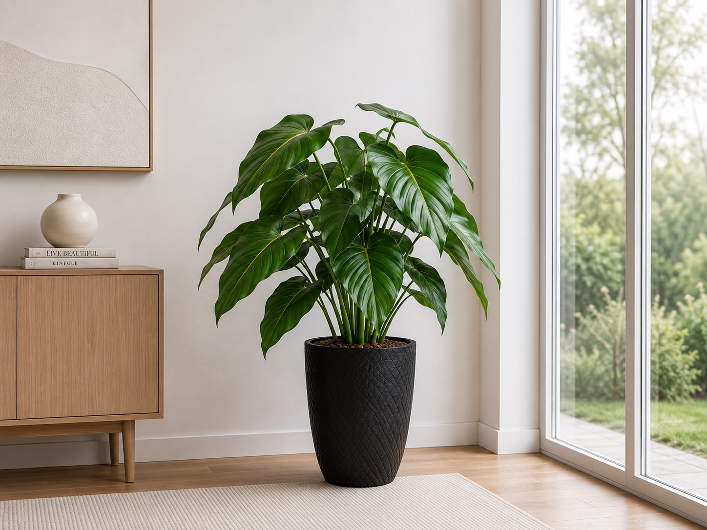 Filodendro - Folha de Filodendro Luxo - 75cm