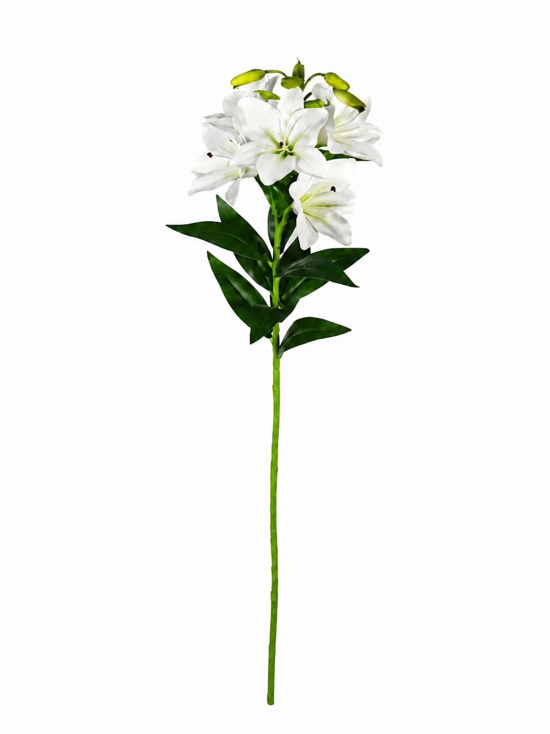 Haste de Lírio Premium com 5 Flores – 75cm