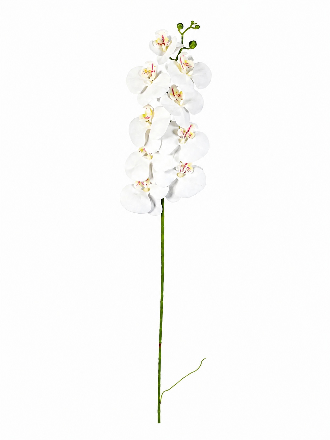 Orquídea Artificial Realista 3D Grande – 105cm com 9 Flores